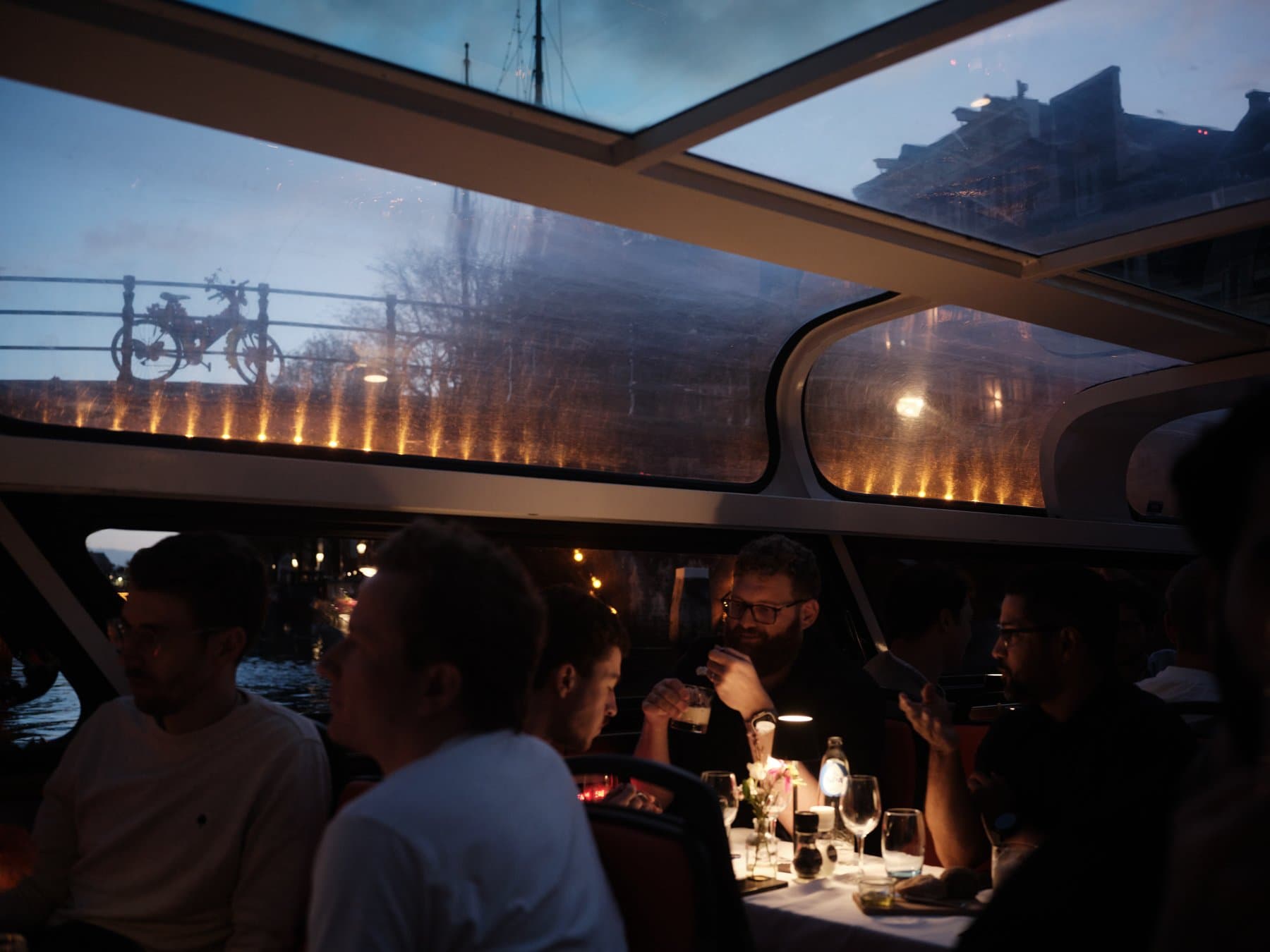 Dinner on the canal